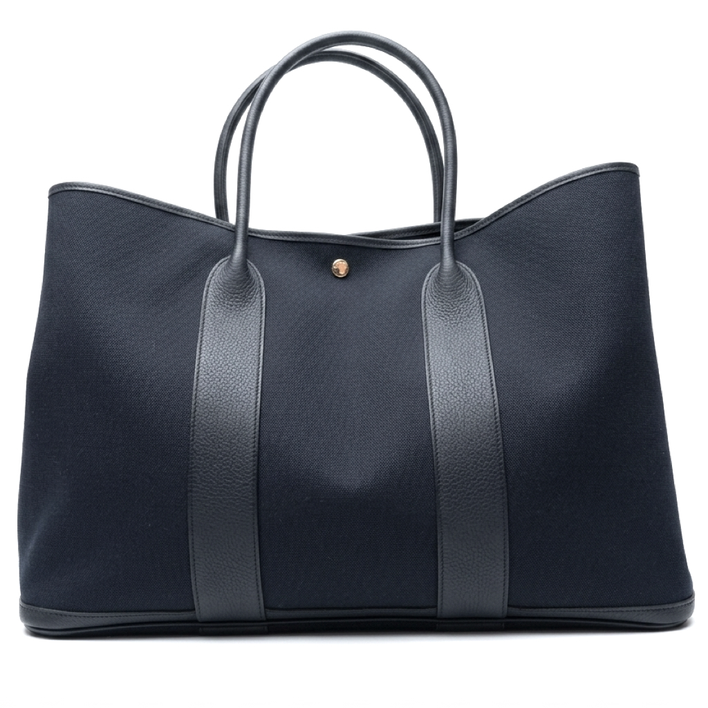 HERMES - Garden Party GM - Noir - W Stamp:2024