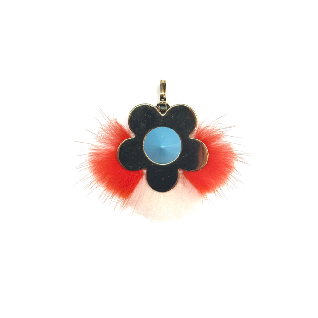 FENDI - Flower Pom-Pom Bag Charm