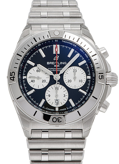 Chronomat B01 42 / Ref.AB0134101B1A1 / ブラック/シルバー