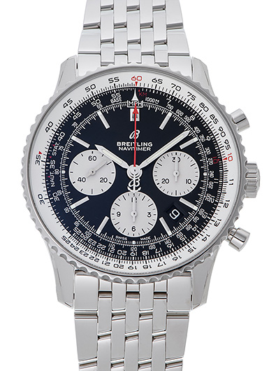 Navitimer1 B01 Chronograph 43 / Ref.AB0121211B1A1(A022B-1NP) / ブラック/シルバー