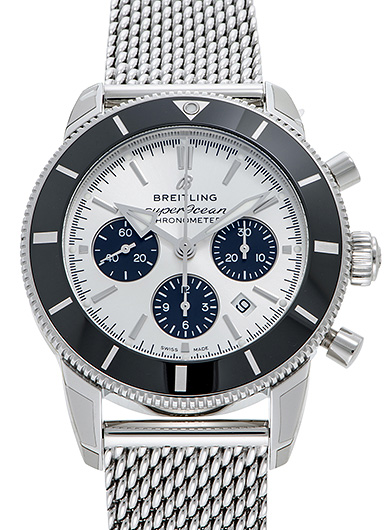 Super Ocean HeritageⅡ B01 Chronograph44 / Ref.AB0162121G1A1(A006G-1OCA) / シルバー/ブラック