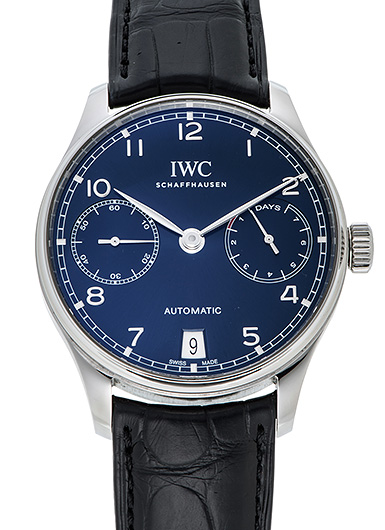 Portuguese 7Day's Power Reserve / Ref.IW500710 / ブルー