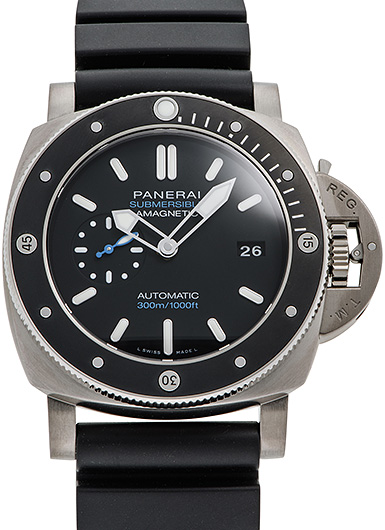Submersible1950 Amagnetec 3Days Titanio / Ref.PAM01389 / ブラック