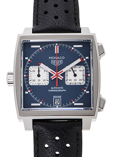 Monaco Calibre11 Chronograph / Ref.CAW211P.FC6356 / ブルー/シルバー